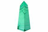 Tall, Polished Malachite Obelisk - Congo #175375-1